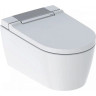 Унитаз-биде подвесной GEBERIT AQUACLEAN SELA 146.224.21.1 панель хром